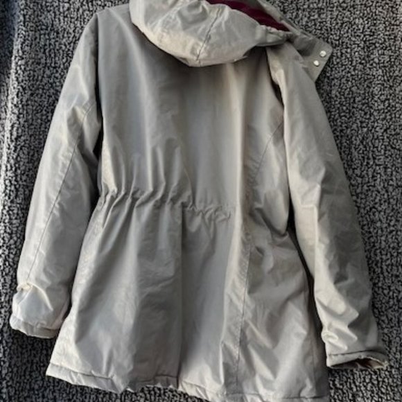 ATLAS FOR WOMEN Tan Hooded Winter Jacket - Picture 10 of 10